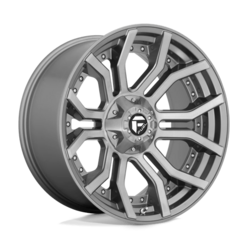 Fuel D713 Rage Platinum 20x10 6x135/139.7 ET-18, Gunmetal Brossé