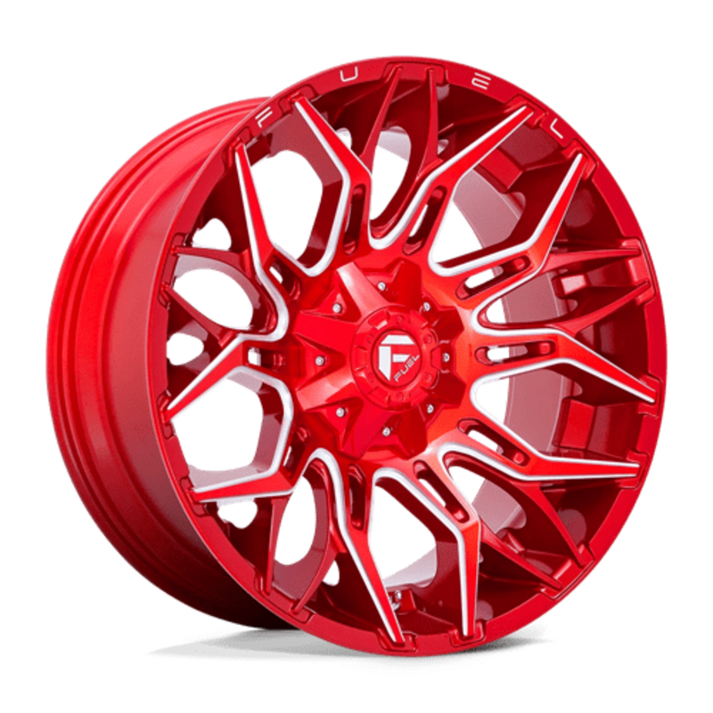 Fuel D771 Twitch 22x10 8x165.1 ET-18, Rouge Candy