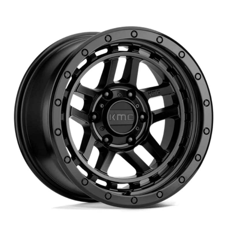 KMC KM540 Recon 17x8.5 6x139.7 ET18, Noir Satiné