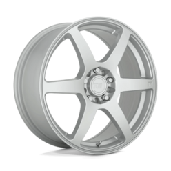 Motegi MR143 CS6 17x7 4x100/114.3 ET40, Gris Argenté Brillant