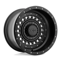 XD XD136 Panzer 17x9 5x127/139.7 ET-12, Noir Satiné