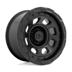 XD XD861 Storm 17x9 5x127 ET00, Noir Satiné