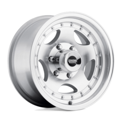 American Racing AR23 15x10" 5x127 ET-44, Gris Argenté Poli