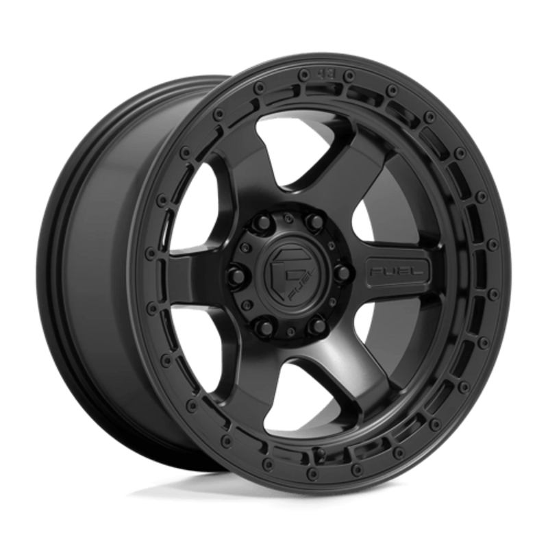 Fuel D750 Block 18x9" 5x127 ET-12, Noir Mat