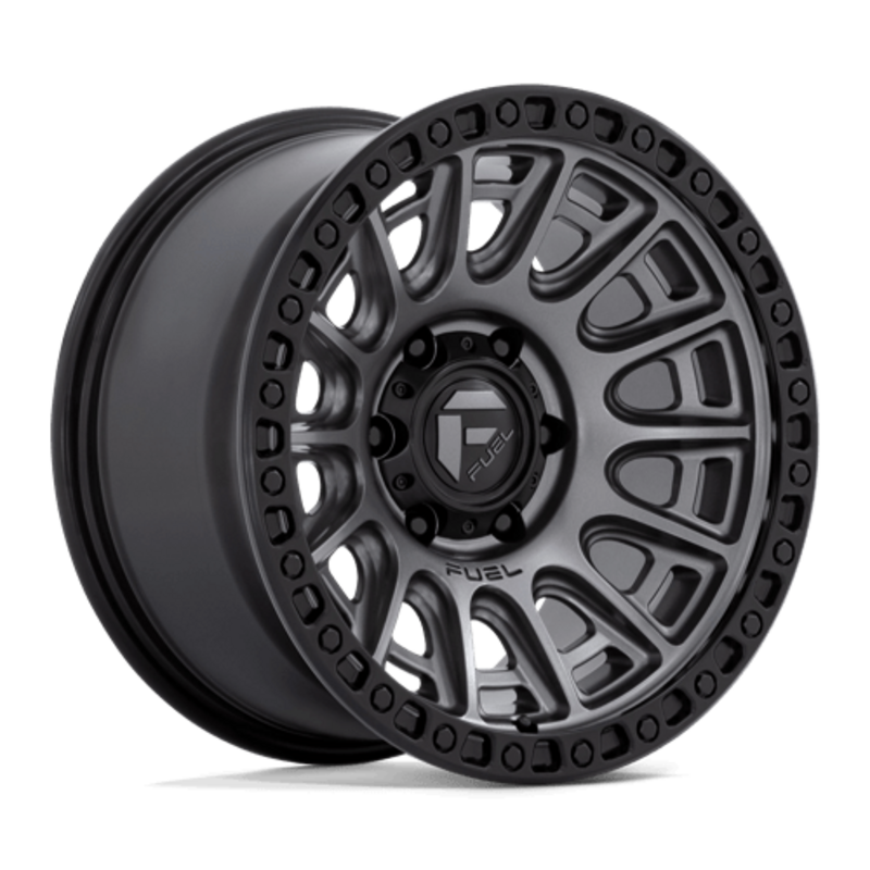 Fuel D835 Cycle 17x9" 5x127 ET-12, Gunmetal Mat, Cerclage Noir