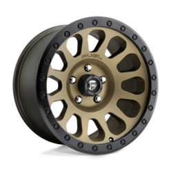 Fuel D600 Vector 18x9" 5x150 ET20, Bronze Mat, Cerclage Noir