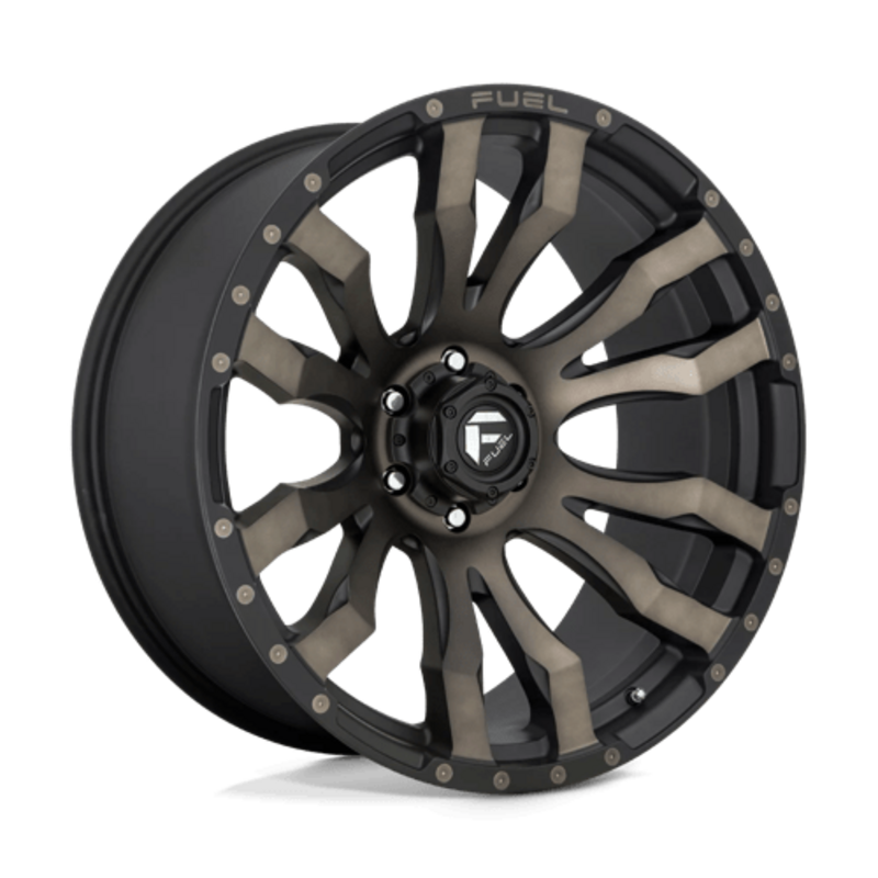Fuel D674 Blitz 22x10" 6x139.7 ET-18, Noir Mat Double Teinte