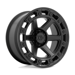 XD XD862 Raid 17x9" 6x139.7 ET00, Noir Satiné