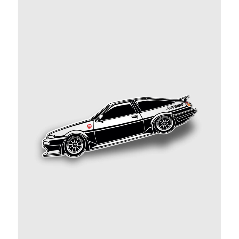 Sticker\u0020HardTuned\u0020AE86
