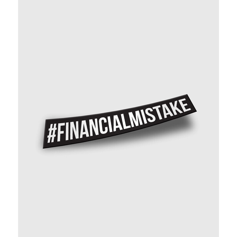 Sticker HardTuned Financial Mistake