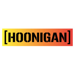 Sticker Hoonigan Shift Censor Bar Jaune & Rouge