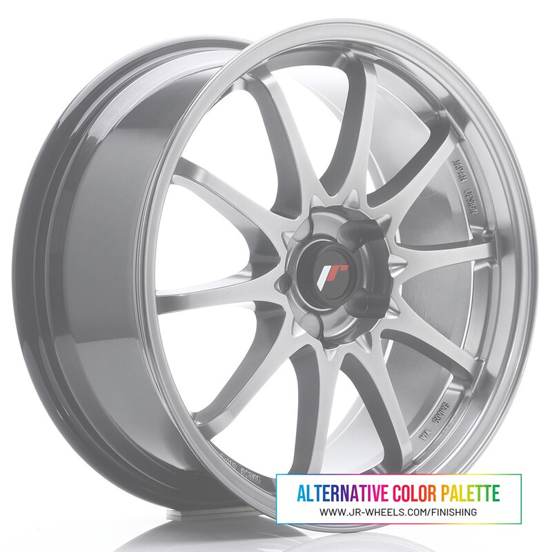 Japan Racing JR-5 18x8" (5 trous - sur mesure) ET35, Couleur Personnalisée !