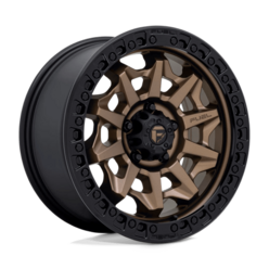 Fuel D696 Covert 17x8.5" 5x120 ET34, Bronze Mat, Cerclage Noir