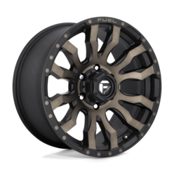 Fuel D674 Blitz 22x12" 6x135 ET-44, Noir Mat Double Teinte