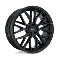 Niche M224 Gamma 22x9" 5x114.3 ET38, Noir Brillant