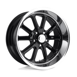 US Mag U121 Rambler 17x7" 5x120.65 ET01, Noir Brillant