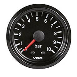 Manomètre Pression VDO Cockpit International (10 bar) Ø52 mm