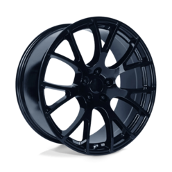 Performance Replicas PR161 20x9" 5x115 ET20, Noir Brillant