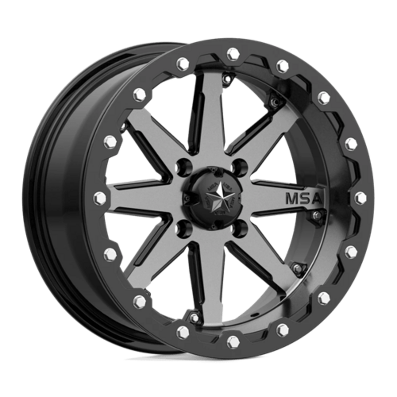 MSA Offroad Wheels M21 Lok Beadlock 14x7" 4x137 ET00, Anthracite Charbon