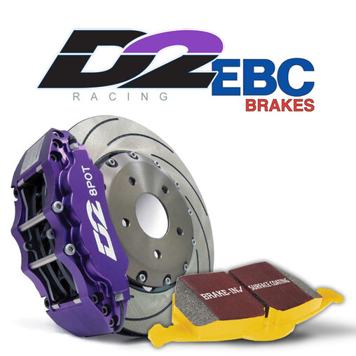 Plaquettes EBC YellowStuff pour Kits Gros Freins D2 Racing