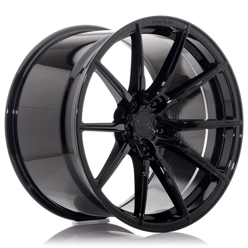 Concaver CVR4 22x11" (5 trous - sur mesure) ET11-54, Noir Platine