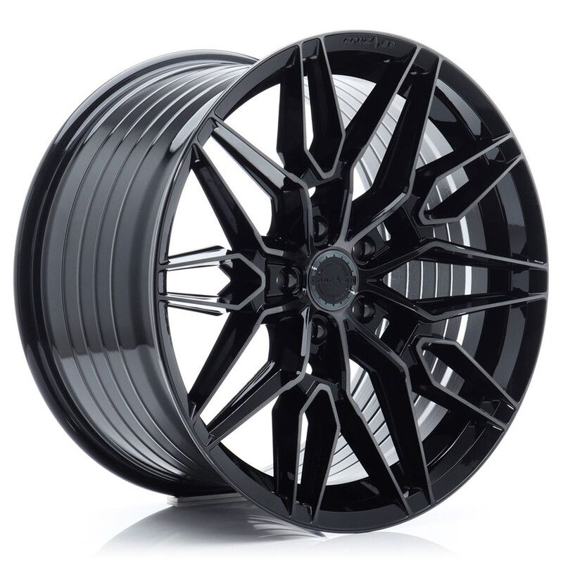 Concaver CVR6 19x8.5" 5x112 ET45, Double Noir Brillant