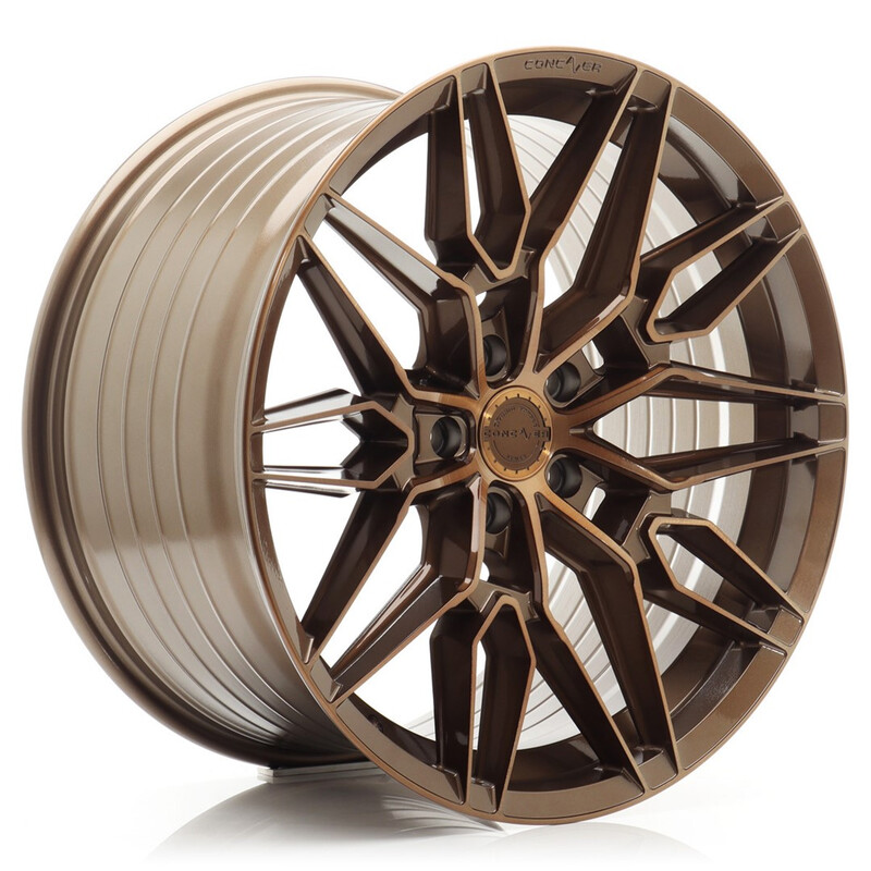 Concaver CVR6 19x8.5" (5 trous - sur mesure) ET20-45, Bronze