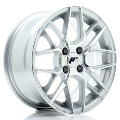 Japan Racing JR-28 15x7" 4x100 ET38, Gris Argenté / Poli