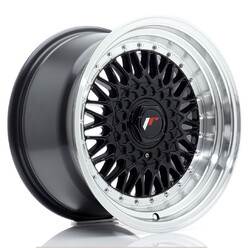 Japan Racing JR-9 16x9" (4 & 5 trous - sur mesure) ET20, Noir Brillant