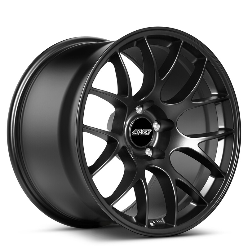 Apex EC-7 18x10.5" 5x120 ET22, Noir Satiné