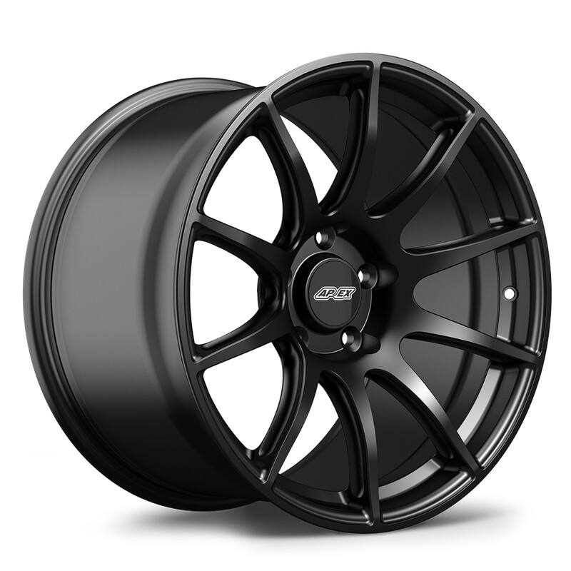 Apex SM-10 18x10" 5x120 ET25, Noir Satiné