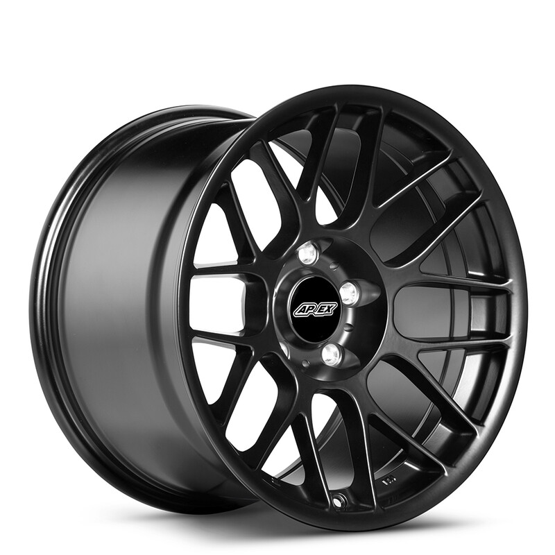 Apex ARC-8 17x10" 5x120 ET25, Noir Satiné