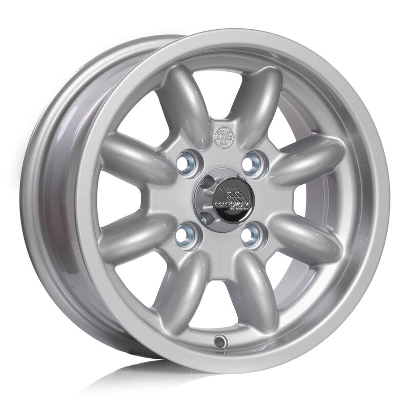 Jante Compomotive ML 1362 13x6" 4x108 ET18, Argent (Ford - 63.5 mm)