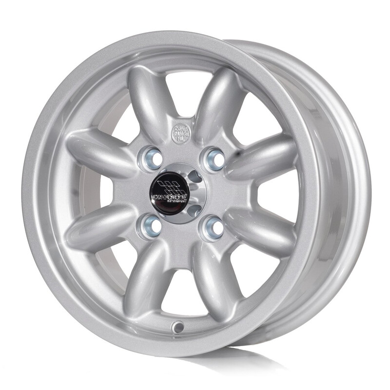 Jante Compomotive ML 1362 13x6" 4x108 ET18, Argent (Ford - 63.5 mm)