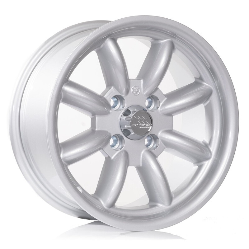 Jante Compomotive ML 1573 15x7" 4x100 ET20, Argent (Opel/VW/Mazda  - 73 mm)