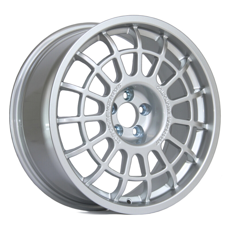 Jante Compomotive TH2 1882 18x8" 4x108 ET35, Argent (Ford Focus/Sierra - 63.5 mm)