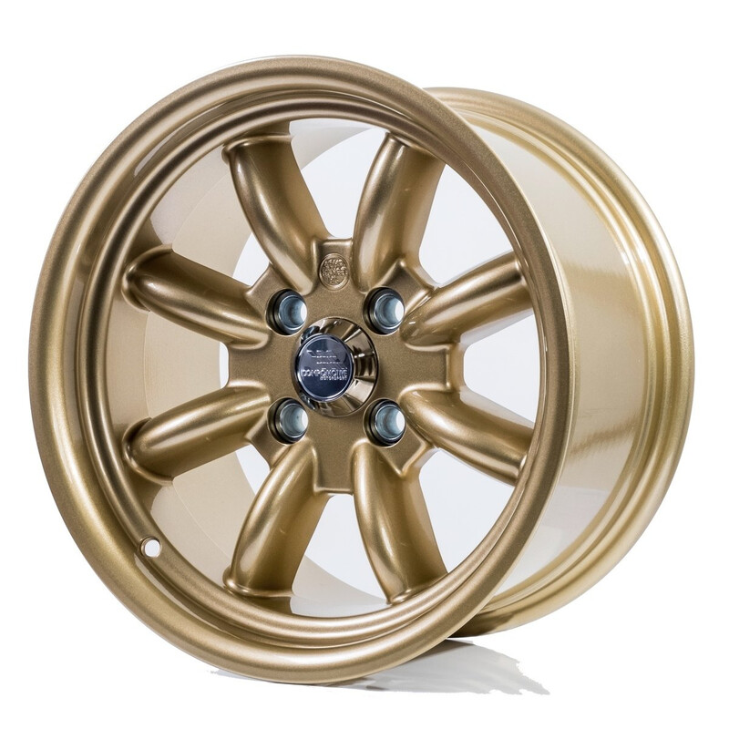 Jante Compomotive ML 1582 15x8" 4x108 ET0, Doré (Ford Groupe 4 - 63/78 mm)