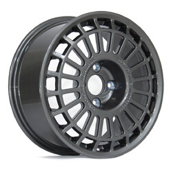 Jante Compomotive TH2 1671 16x7" 4x100 ET25, Gris Métallisé (VW/BMW E30 - 73 mm)