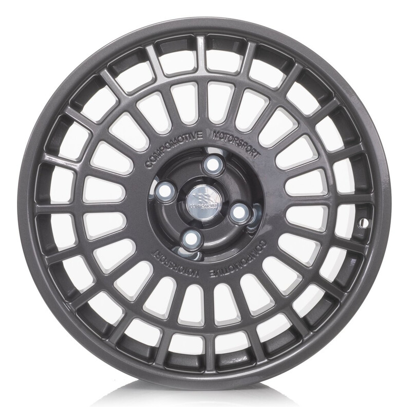 Jante Compomotive TH2 1781 17x8" 4x108 ET42, Gris Métallisé (Ford Fiesta MK7/8 - 63.5 mm)