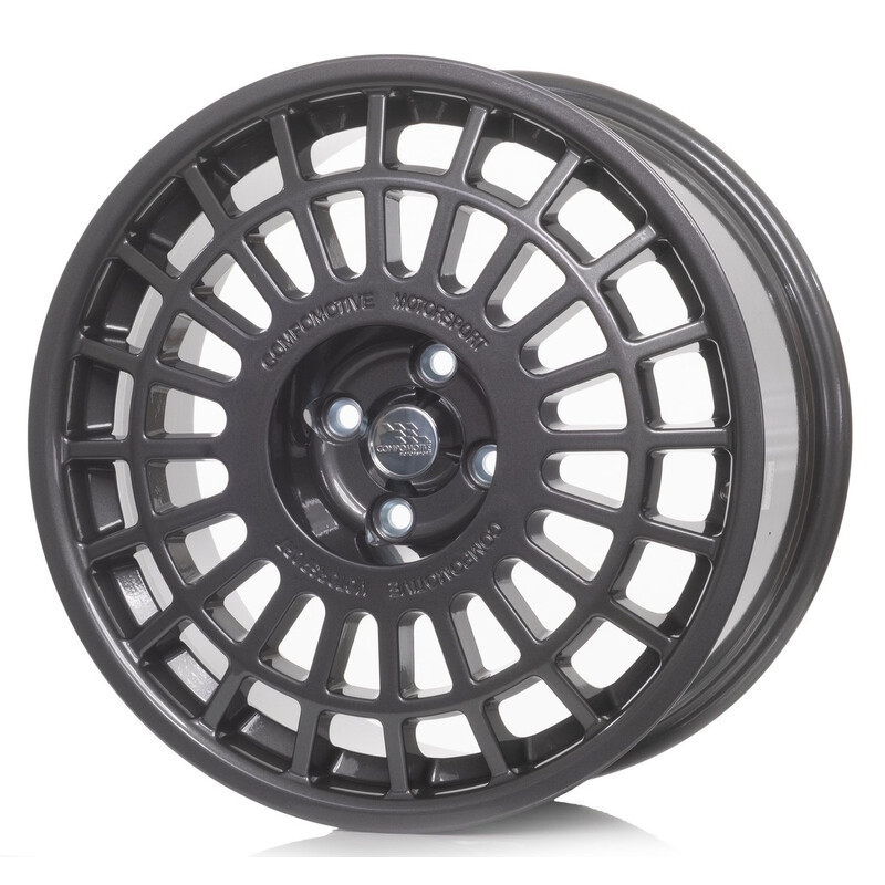 Jante Compomotive TH2 1781 17x8" 4x108 ET42, Gris Métallisé (Ford Fiesta MK7/8 - 63.5 mm)