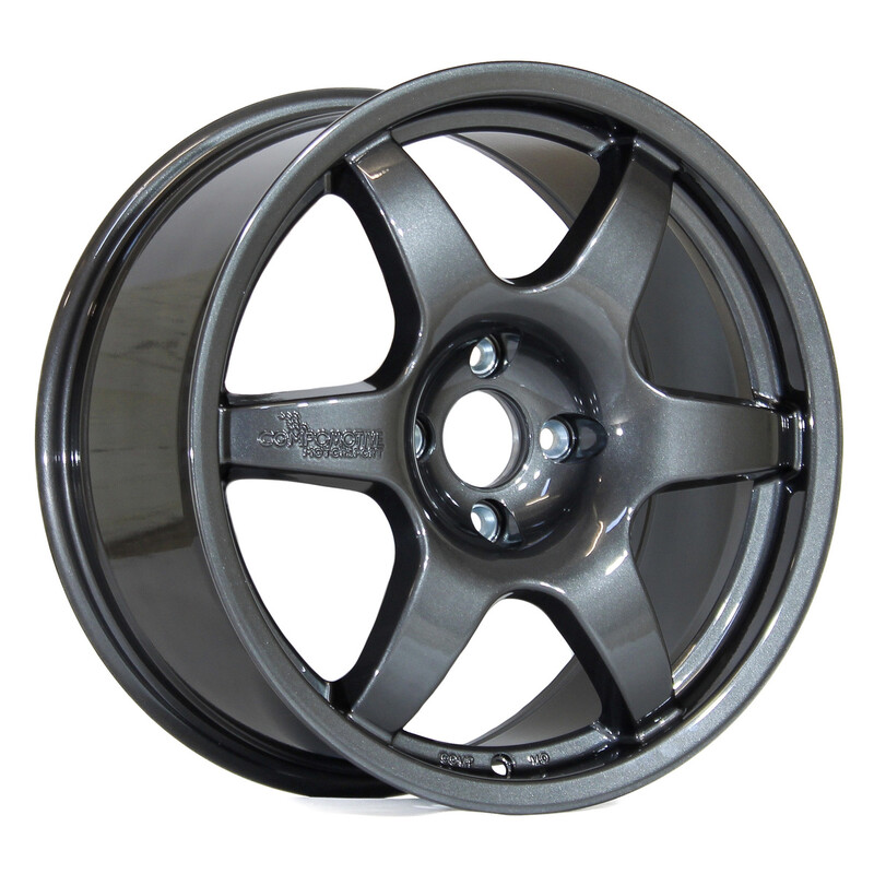 Jante Compomotive MO 1785 17x8" 4x108  ET35, Gris Métallisé (Ford - 63.5 mm)