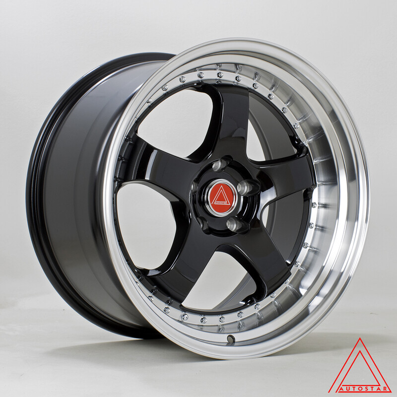 Autostar GT5R 19x10.5" 5x114.3 ET22, Noir Brillant