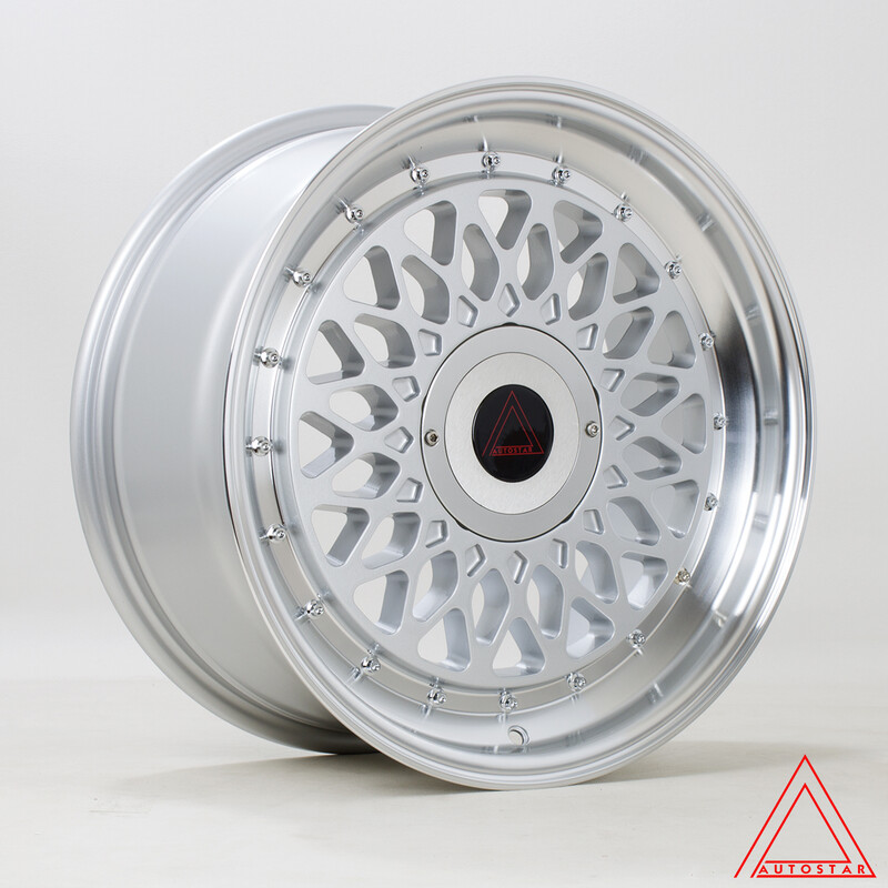 Autostar Silhouette 17x8" 5x112/120 ET30, Gris Argenté / Poli