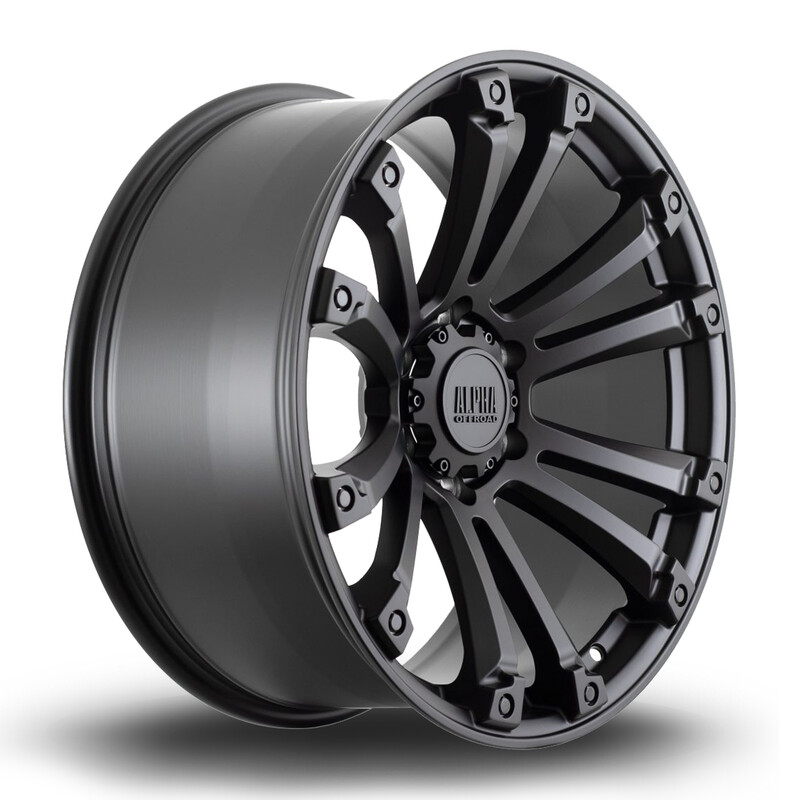 Rota Maverick 20x9" 6x139.7 ET40, Noir Satiné