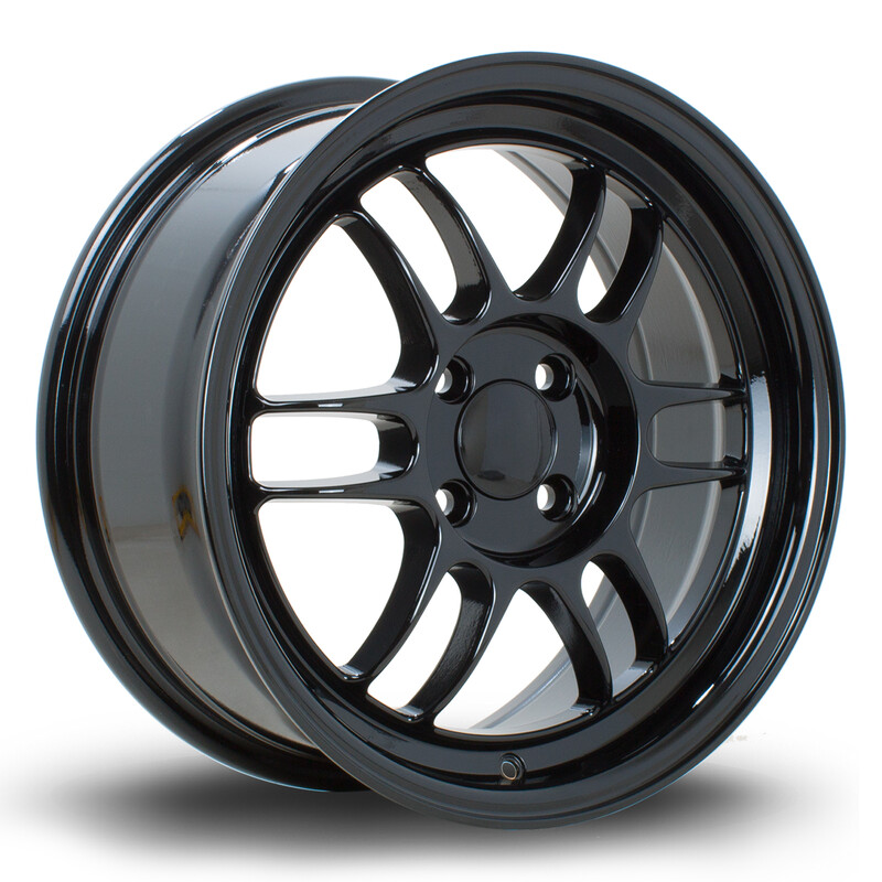 Rota TFS3 16x7" 4x100 ET38, Noir Brillant