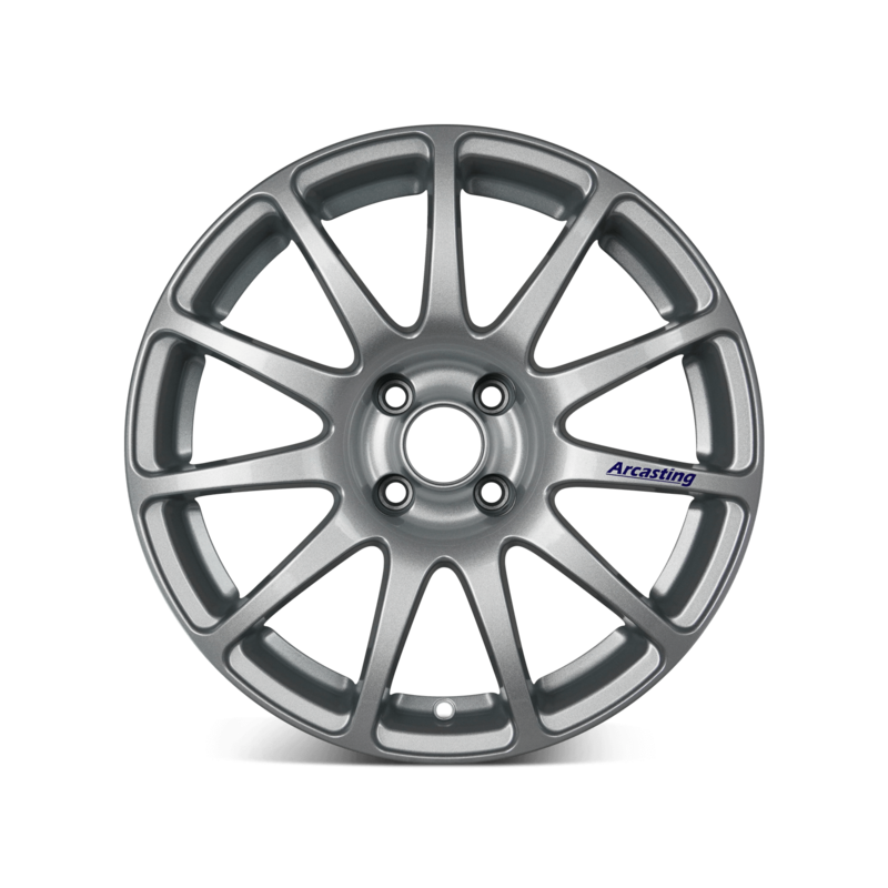 Jante Evo Corse Excalibur 18x9" 5x114.3 ET40, Gris Argenté (Alpine A110 Arrière)