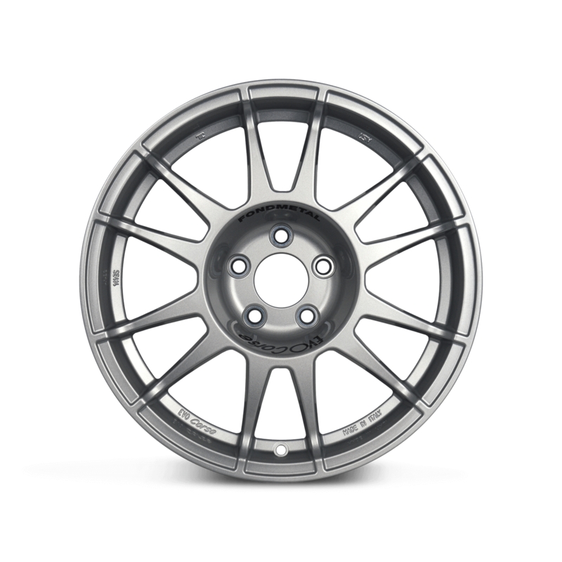 Jante Evo Corse SanremoZero 17x8" 5x120 ET11.6, Gris Argenté