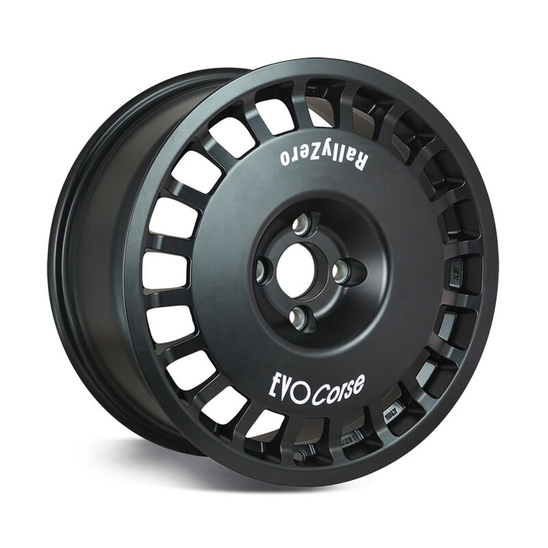 Jante Evo Corse RallyZero 17x8" 4x98 ET35, Noir Mat