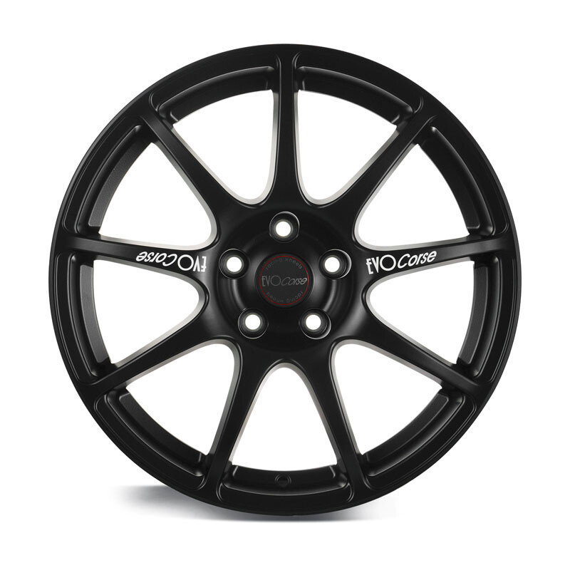 Jante Evo Corse Excalibur 18x8" 5x114.3 ET23, Noir Mat
