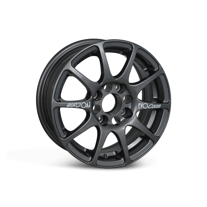 Jante Evo Corse Sport 14x6" 4x100 ET38, Anthracite (Renault Clio)